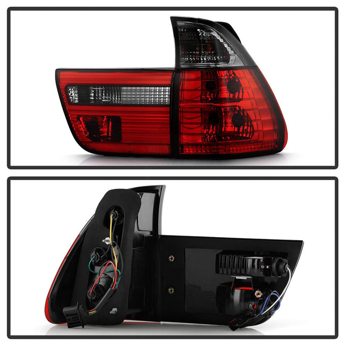 Red Smoke Euro Style Tail Lights <br>00-06 BMW X5