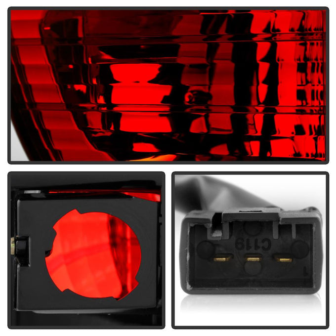 Red Smoke Euro Style Tail Lights <br>00-06 BMW X5