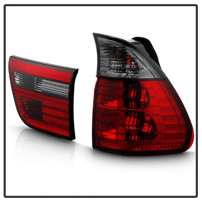 Red Smoke Euro Style Tail Lights <br>00-06 BMW X5