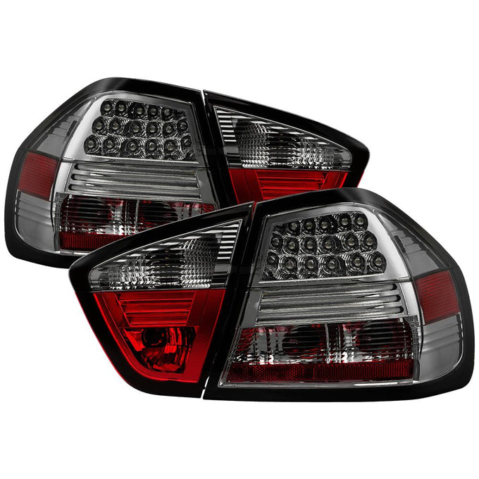 Smoke LED Tail Lights <br>06-08 BMW 3-Series