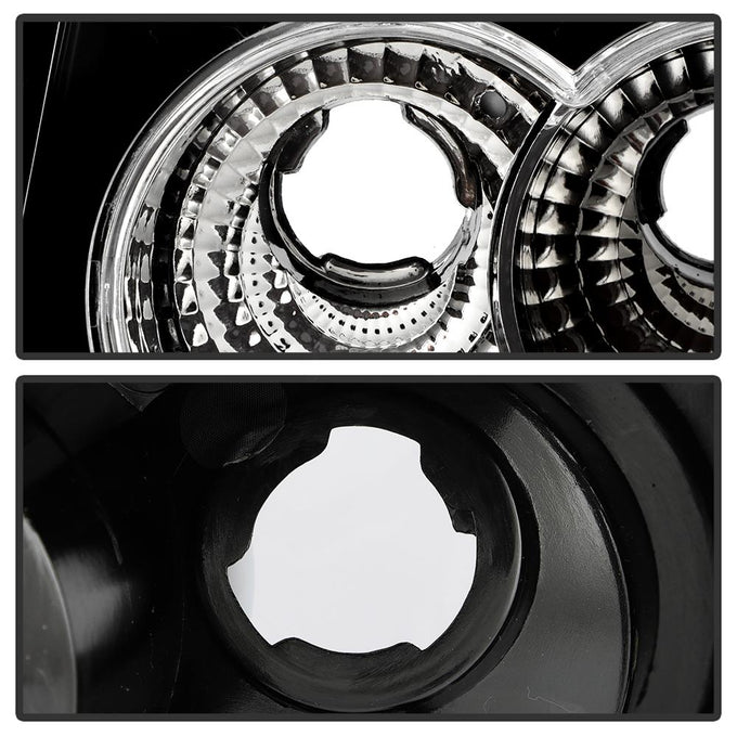 Black LED Tail Lights <br>05-07 Chrysler 300