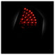 Black LED Tail Lights <br>05-07 Chrysler 300