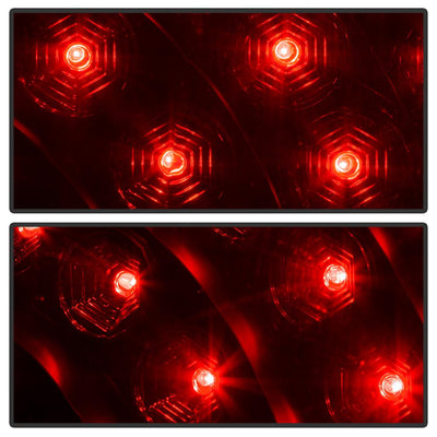 Black LED Tail Lights <br>05-07 Chrysler 300