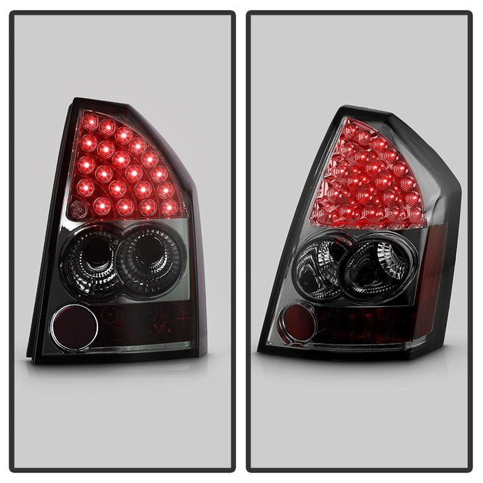 Smoke LED Tail Lights <br>05-07 Chrysler 300