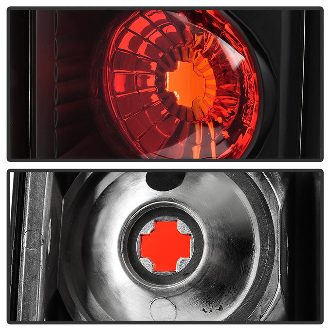Black Euro Style Tail Lights <br>85-05 Chevrolet Astro 85-05 GMC Safari