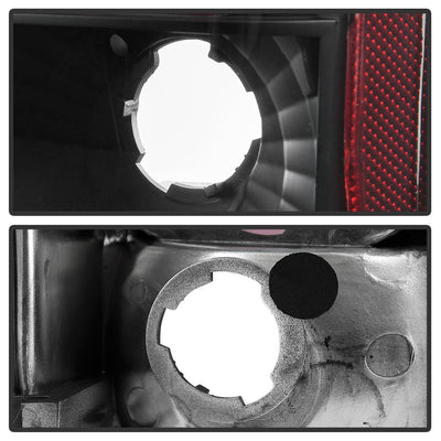 Black Euro Style Tail Lights <br>85-05 Chevrolet Astro 85-05 GMC Safari