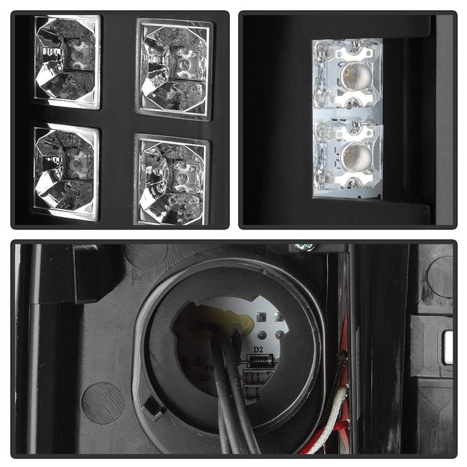 Black LED Tail Lights <br>85-05 Chevrolet Astro 85-05 GMC Safari