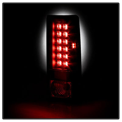 Black LED Tail Lights <br>85-05 Chevrolet Astro 85-05 GMC Safari