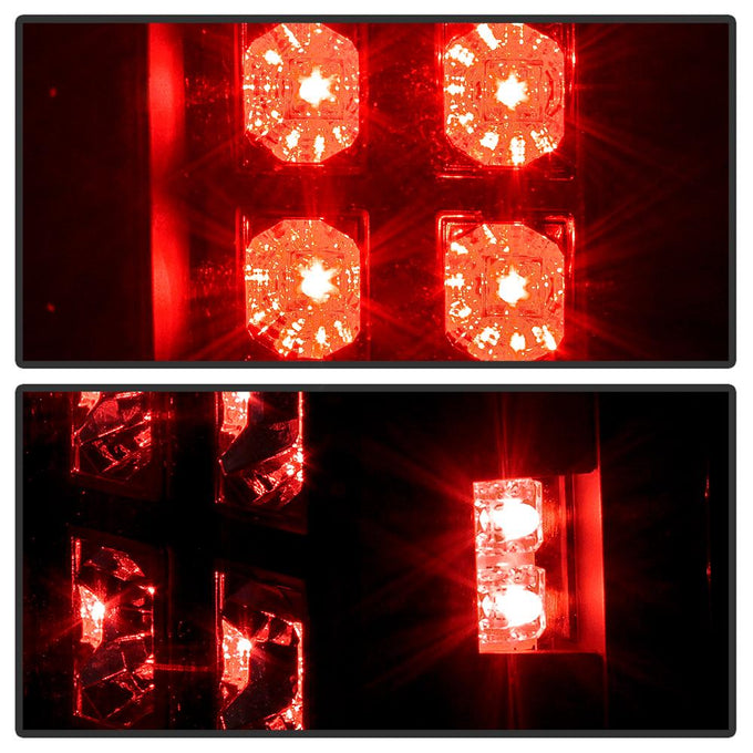 Black LED Tail Lights <br>85-05 Chevrolet Astro 85-05 GMC Safari