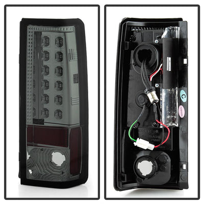 Smoke LED Tail Lights <br>85-05 Chevrolet Astro 85-05 GMC Safari
