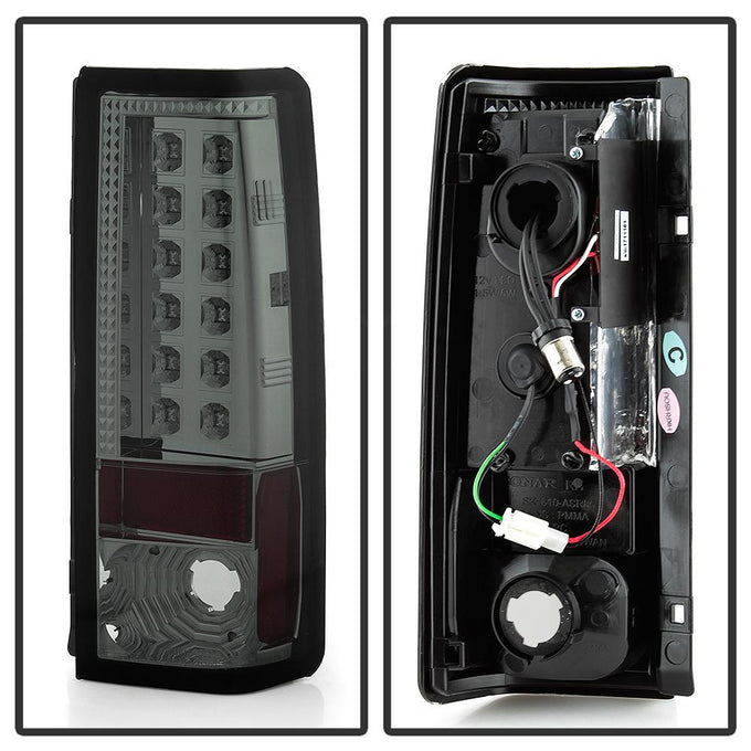 Smoke LED Tail Lights <br>85-05 Chevrolet Astro 85-05 GMC Safari
