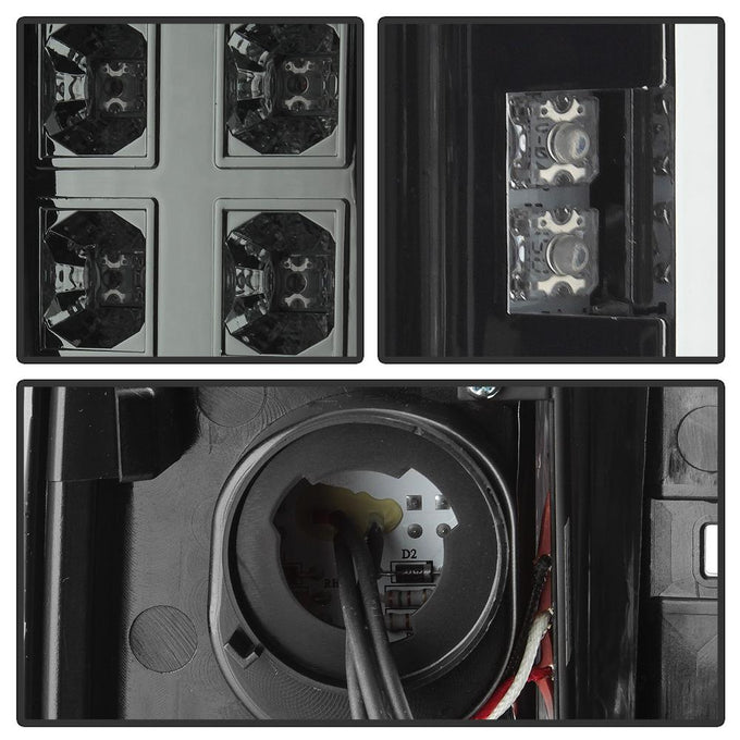 Smoke LED Tail Lights <br>85-05 Chevrolet Astro 85-05 GMC Safari