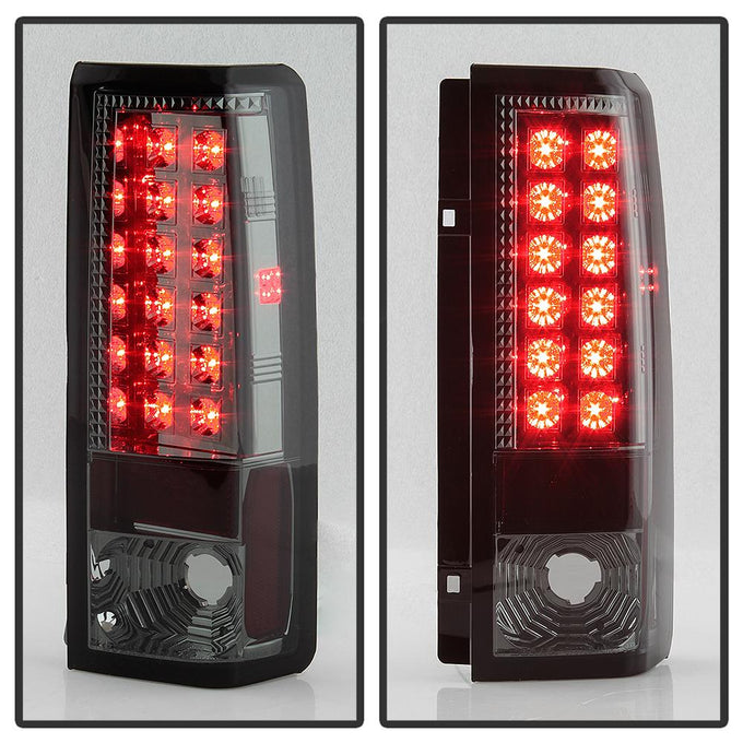 Smoke LED Tail Lights <br>85-05 Chevrolet Astro 85-05 GMC Safari
