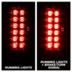 Smoke LED Tail Lights <br>85-05 Chevrolet Astro 85-05 GMC Safari