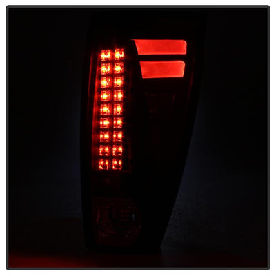 Black LED Tail Lights <br>02-06 Chevrolet Avalanche 1500 Avalanche 2500