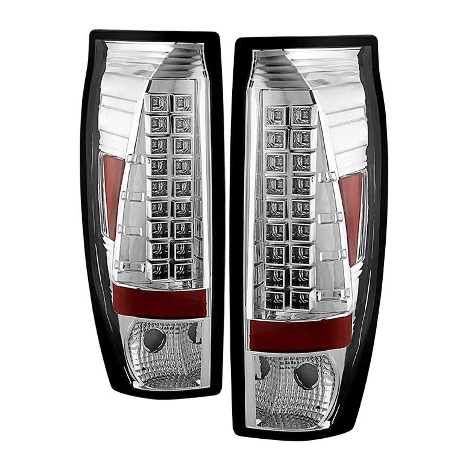 Chrome LED Tail Lights <br>02-06 Chevrolet Avalanche 1500 Avalanche 2500