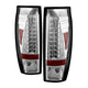 Chrome LED Tail Lights <br>02-06 Chevrolet Avalanche 1500 Avalanche 2500