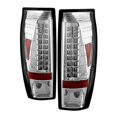 Chrome LED Tail Lights <br>02-06 Chevrolet Avalanche 1500 Avalanche 2500