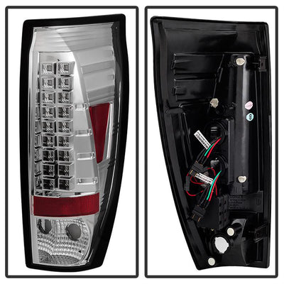 Chrome LED Tail Lights <br>02-06 Chevrolet Avalanche 1500 Avalanche 2500