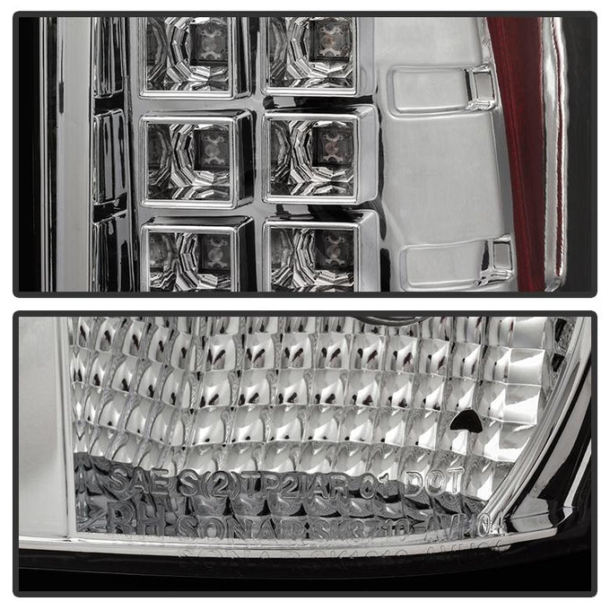 Chrome LED Tail Lights <br>02-06 Chevrolet Avalanche 1500 Avalanche 2500
