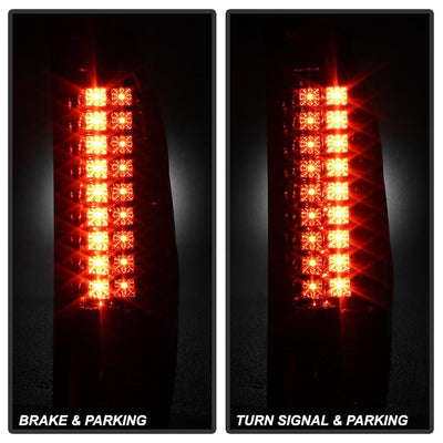 Chrome LED Tail Lights <br>02-06 Chevrolet Avalanche 1500 Avalanche 2500