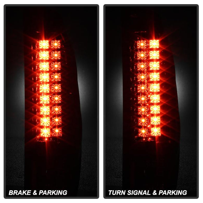 Chrome LED Tail Lights <br>02-06 Chevrolet Avalanche 1500 Avalanche 2500