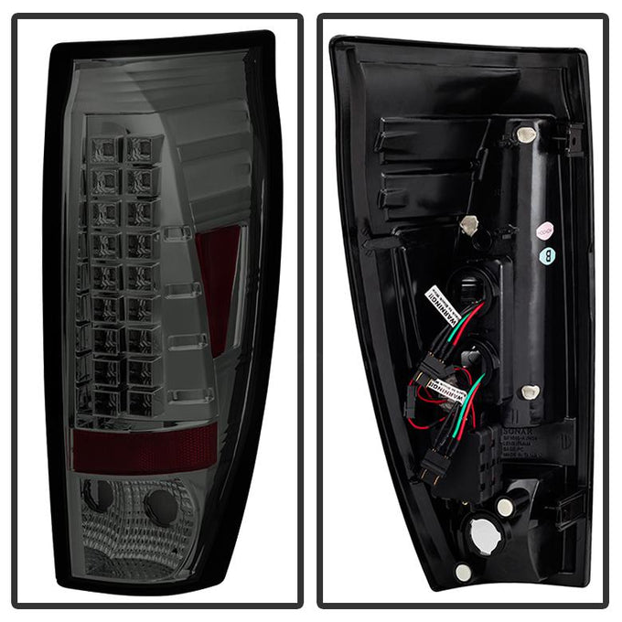 Smoke LED Tail Lights <br>02-06 Chevrolet Avalanche 1500 Avalanche 2500