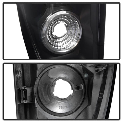 Black Euro Style Tail Lights <br>02-06 Chevrolet Avalanche 1500 Avalanche 2500
