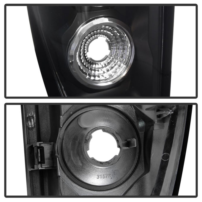 Black Euro Style Tail Lights <br>02-06 Chevrolet Avalanche 1500 Avalanche 2500
