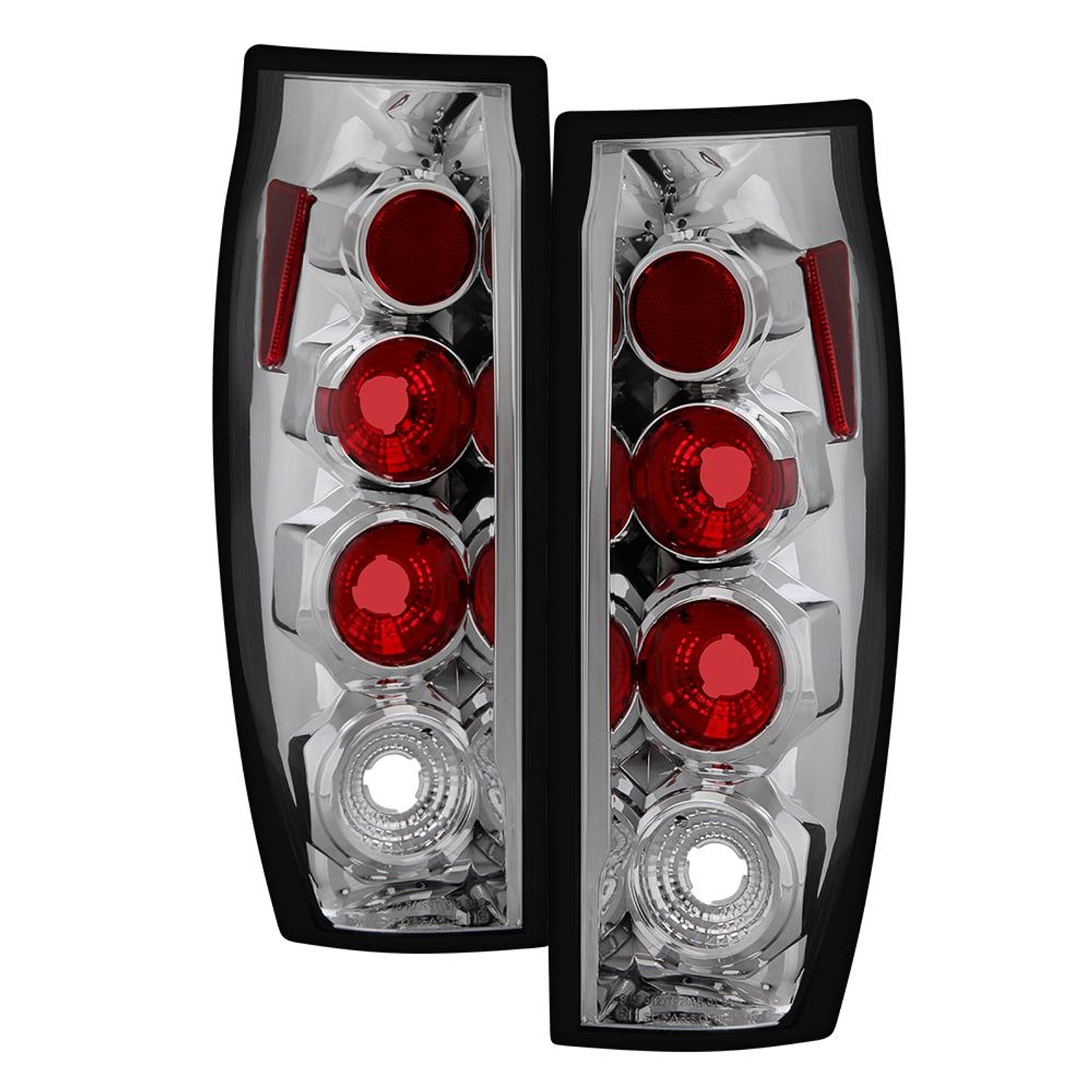 Chrome Euro Style Tail Lights <br>02-06 Chevrolet Avalanche 1500 Avalanche 2500