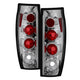 Chrome Euro Style Tail Lights <br>02-06 Chevrolet Avalanche 1500 Avalanche 2500