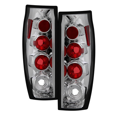 Chrome Euro Style Tail Lights <br>02-06 Chevrolet Avalanche 1500 Avalanche 2500