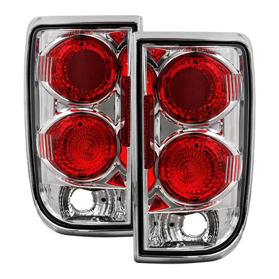 Chrome Euro Style Tail Lights <br>95-05 Chevy Blazer, GMC Jimmy