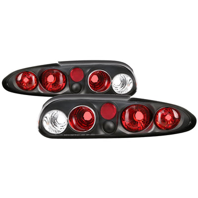 Black Euro Style Tail Lights <br>93-02 Chevrolet Camaro