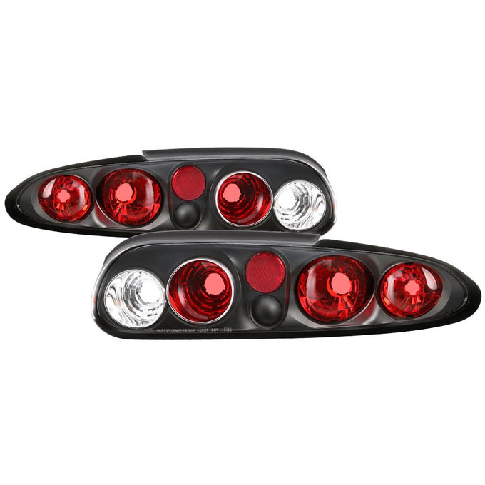 Black Euro Style Tail Lights <br>93-02 Chevrolet Camaro