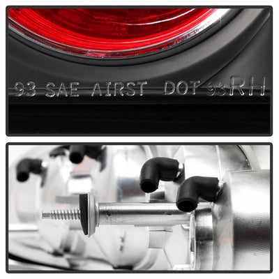 Black Euro Style Tail Lights <br>93-02 Chevrolet Camaro