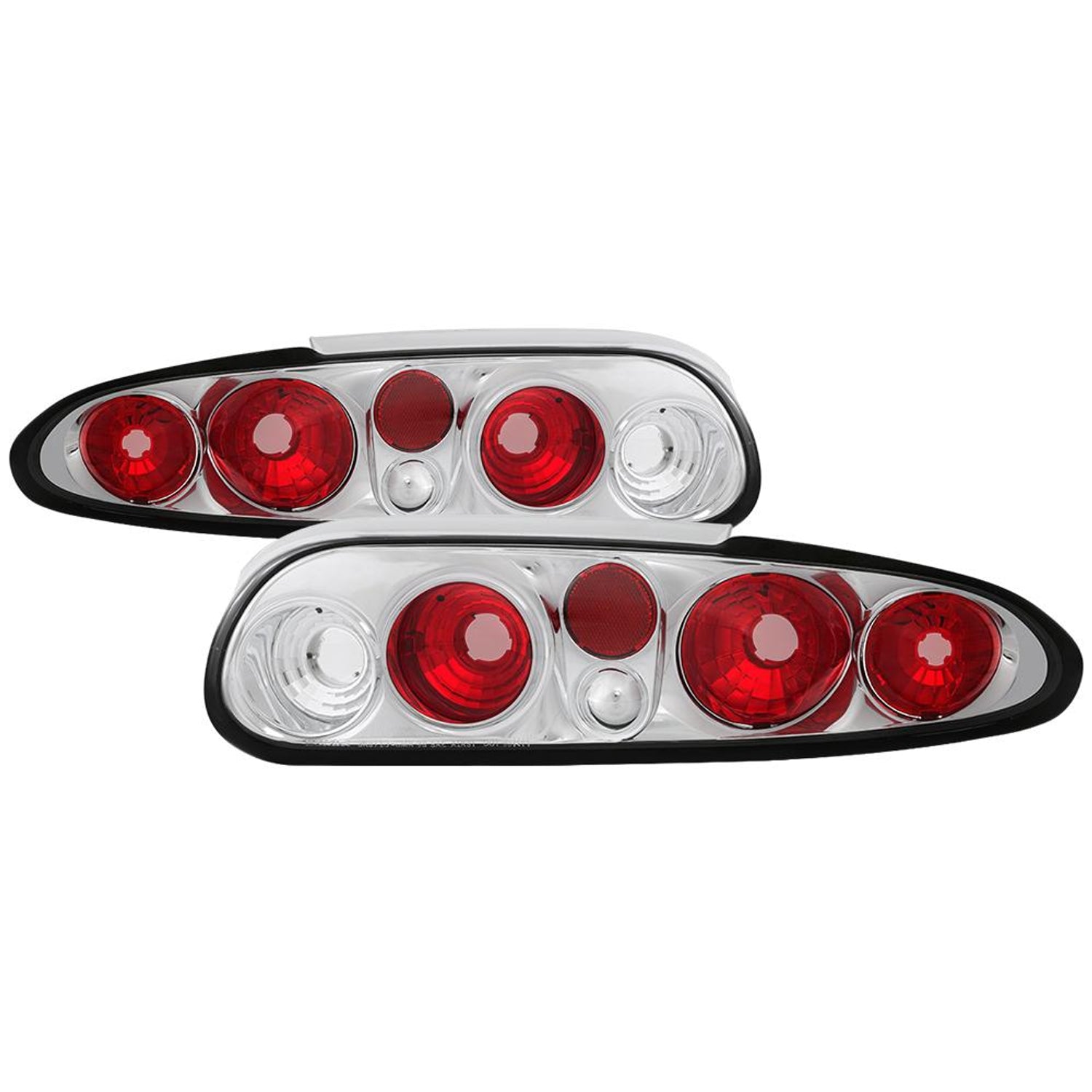 Chrome Euro Style Tail Lights <br>93-02 Chevrolet Camaro