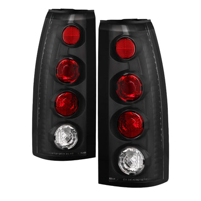 Black Euro Style Tail Lights <br>88-98 Chevy GMC C/K-Series