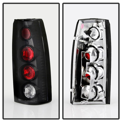 Black Euro Style Tail Lights <br>88-98 Chevy GMC C/K-Series