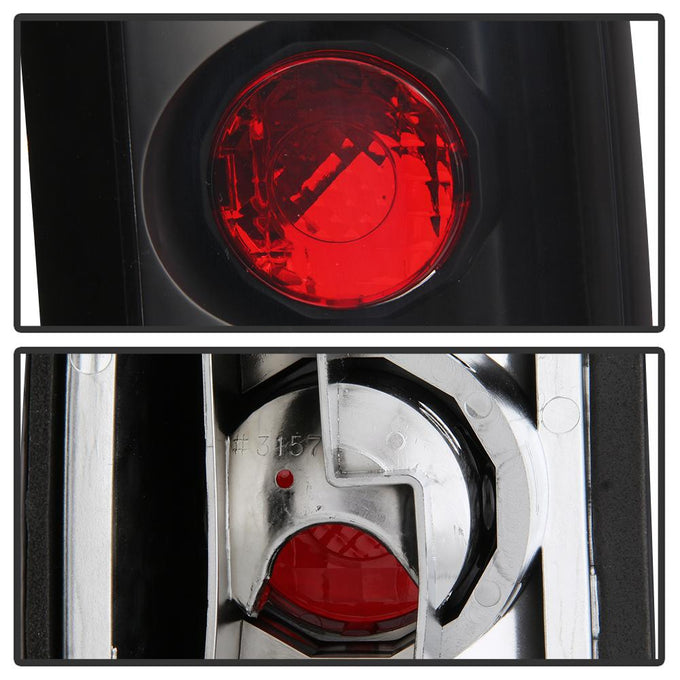 Black Euro Style Tail Lights <br>88-98 Chevy GMC C/K-Series