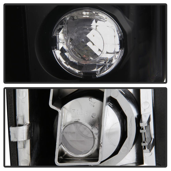 Black Euro Style Tail Lights <br>88-98 Chevy GMC C/K-Series
