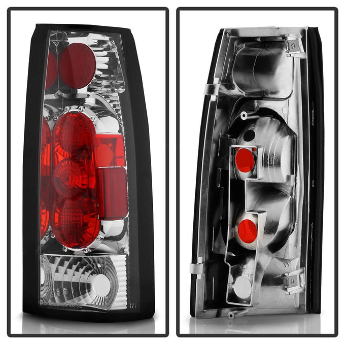 Chrome Euro Style Tail Lights <br>88-98 Chevy GMC C/K-Series