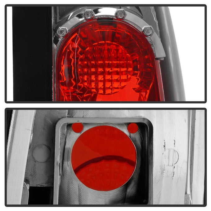 Chrome Euro Style Tail Lights <br>88-98 Chevy GMC C/K-Series
