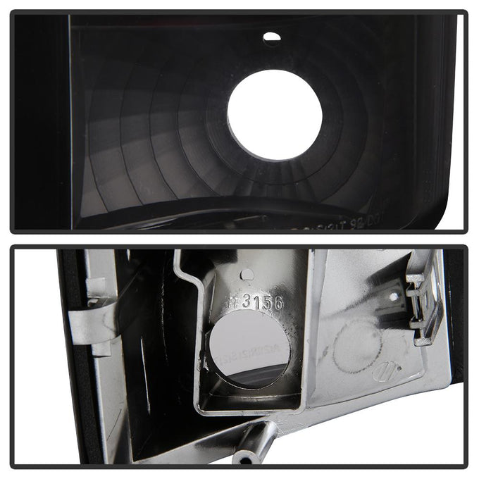 Black Euro Style Tail Lights <br>88-98 Chevy GMC C/K-Series
