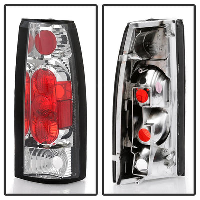 Chrome Euro Style Tail Lights <br>88-98 Chevy GMC C/K-Series