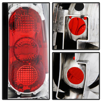Chrome Euro Style Tail Lights <br>88-98 Chevy GMC C/K-Series