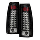 Black LED Tail Lights <br>88-98 Chevy GMC C/K-Series