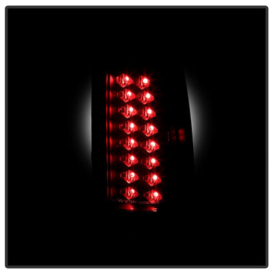 Black LED Tail Lights <br>88-98 Chevy GMC C/K-Series