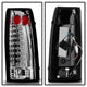 Chrome LED Tail Lights <br>88-98 Chevy GMC C/K-Series