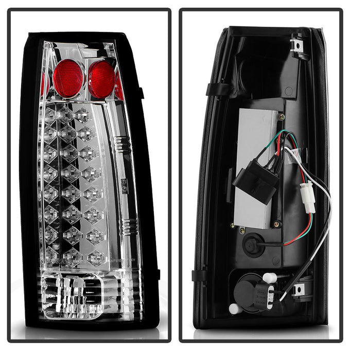 Chrome LED Tail Lights <br>88-98 Chevy GMC C/K-Series